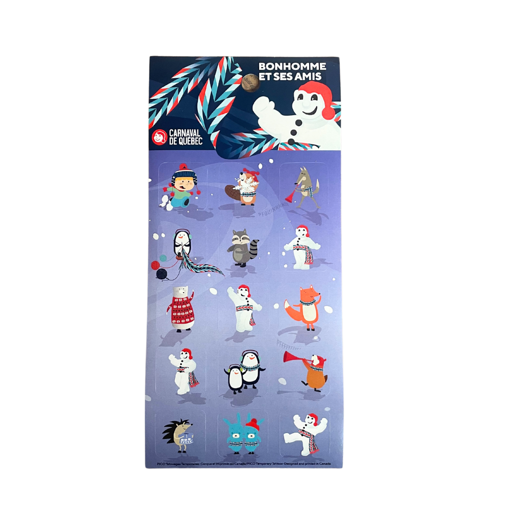Bonhomme and his friends stickers