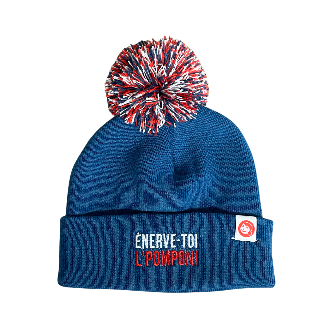 Tuque adulte - Énerve-toi l'pompon